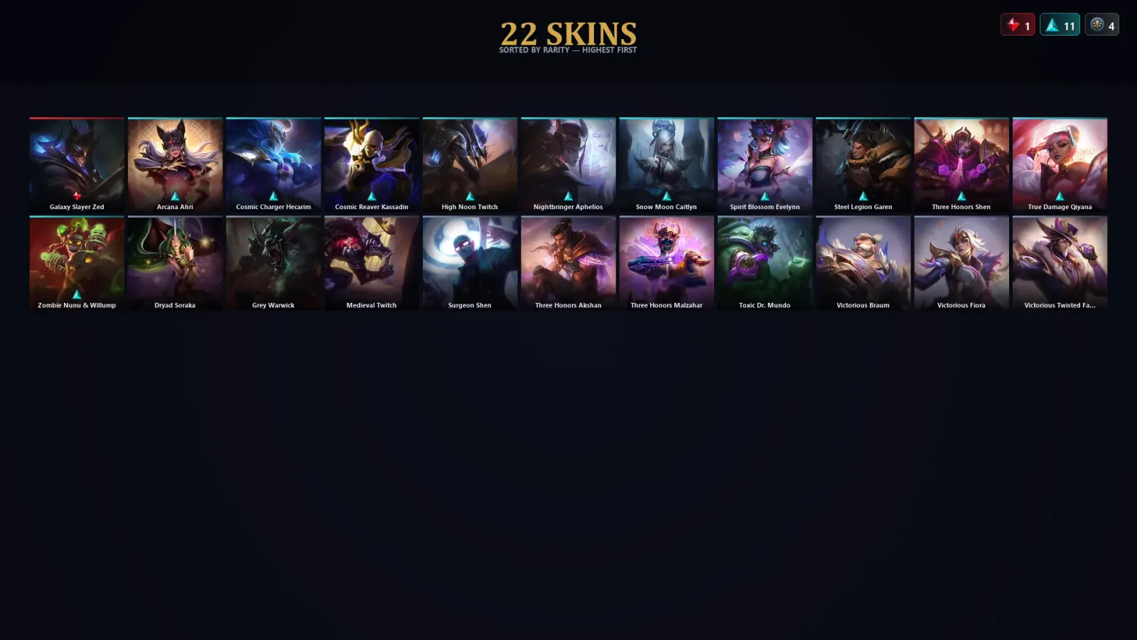 [LoL] | TR | Level 62 | Diamond III | 137 Champions | 22 Skins