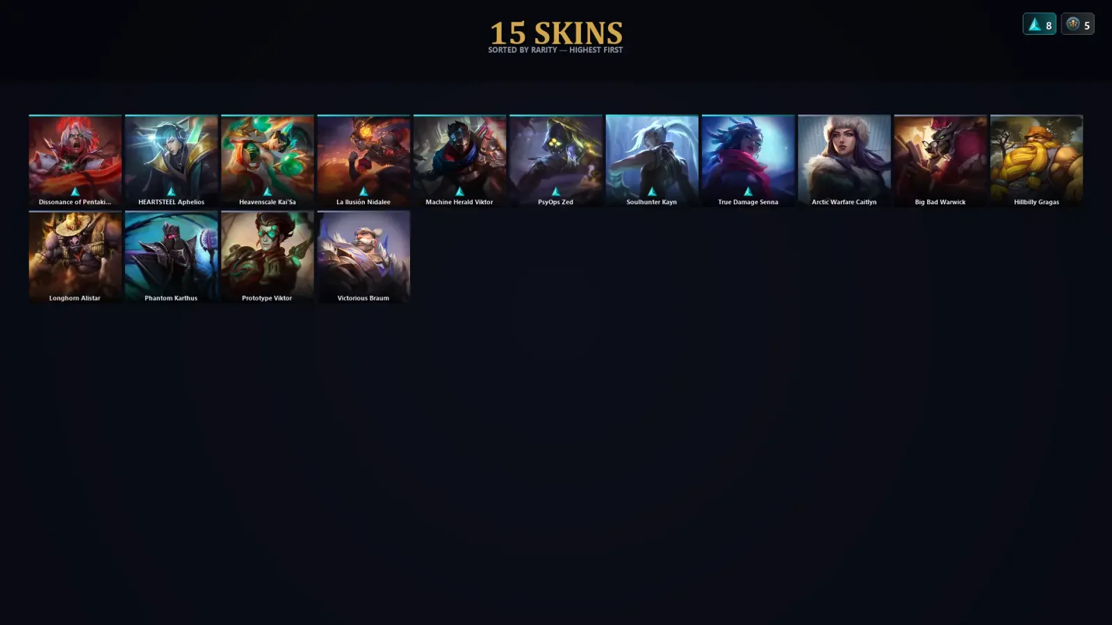 [LoL] | TR | Level 96 | Diamond II | 139 Champions | 15 Skins — LoL account