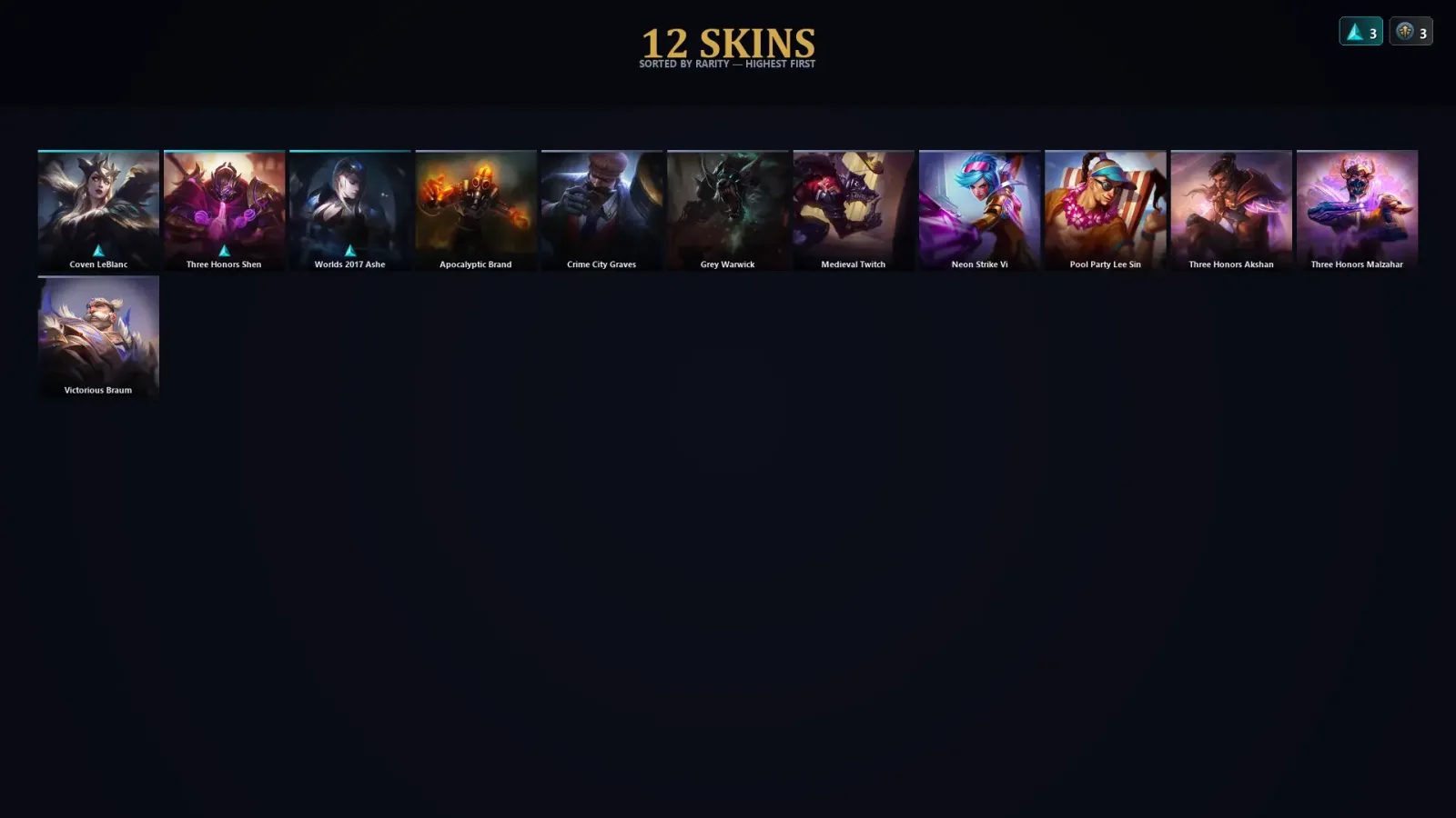 [LoL] | TR | Level 38 | Emerald IV | 46 Champions | 12 Skins | 16,905 BE — LoL account