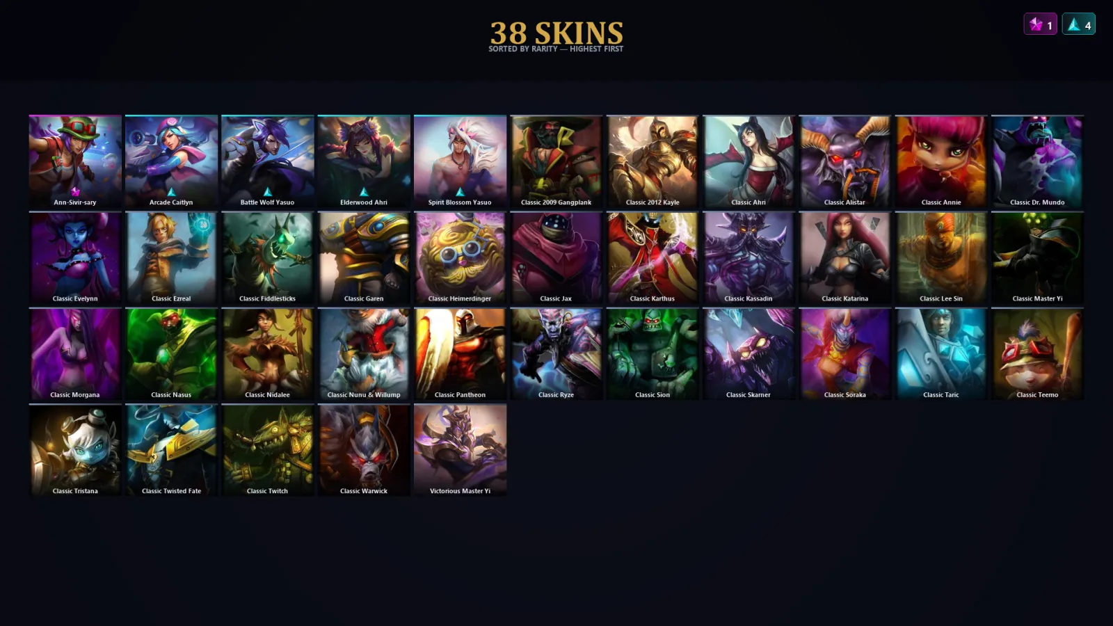 [LoL] | EUW | Level 42 | Emerald III | 41 Champions | 6 Skins