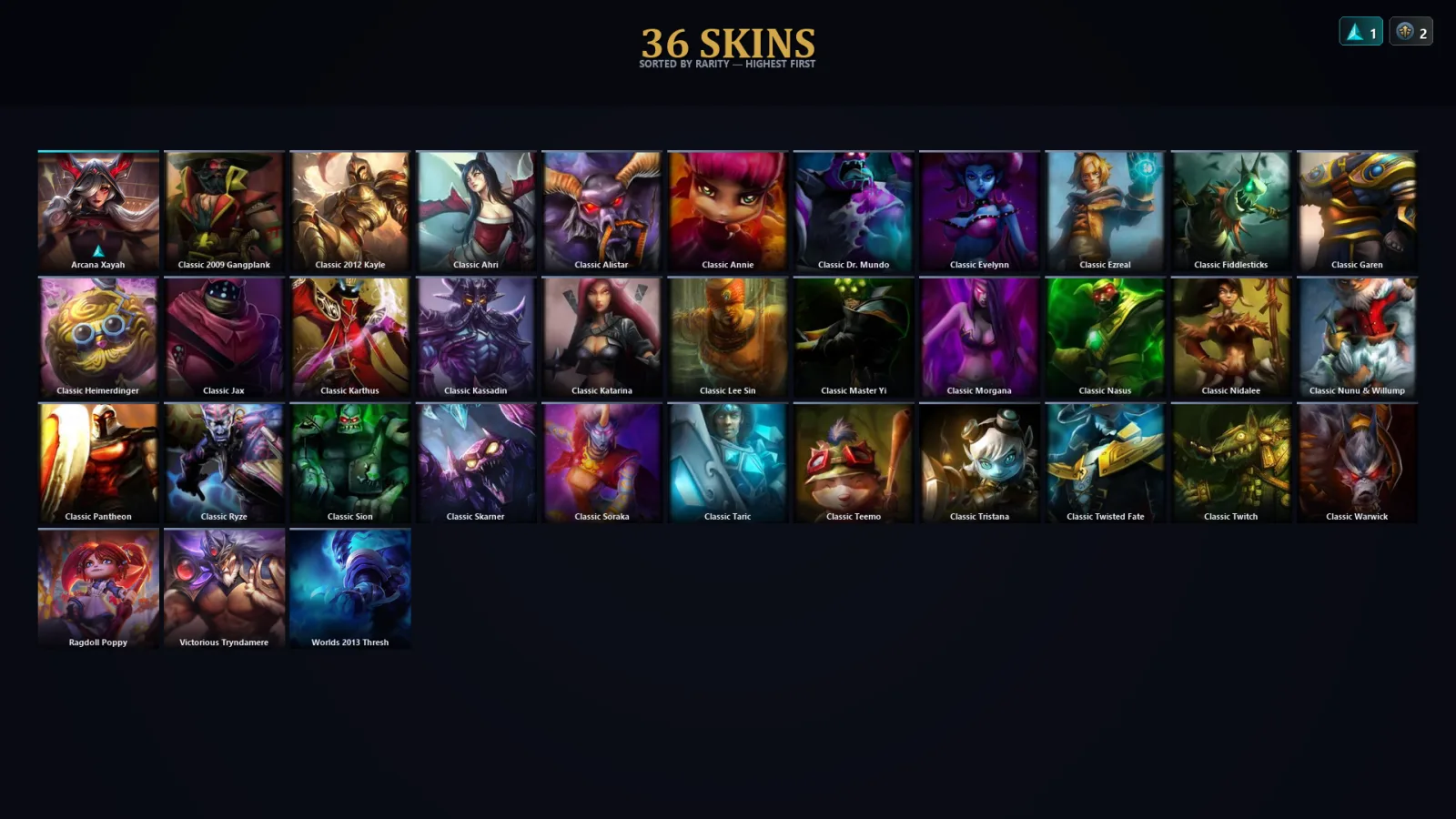 [LoL] | EUW | Level 40 | Emerald IV | 65 Champions | 4 Skins