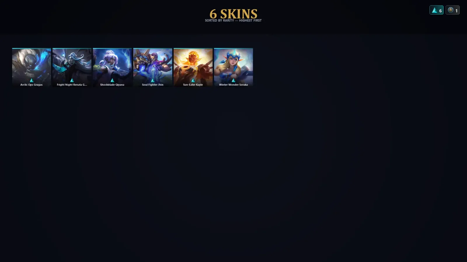 [LoL] | EUW | Level 35 | Platinum IV | 86 Champions | 6 Skins