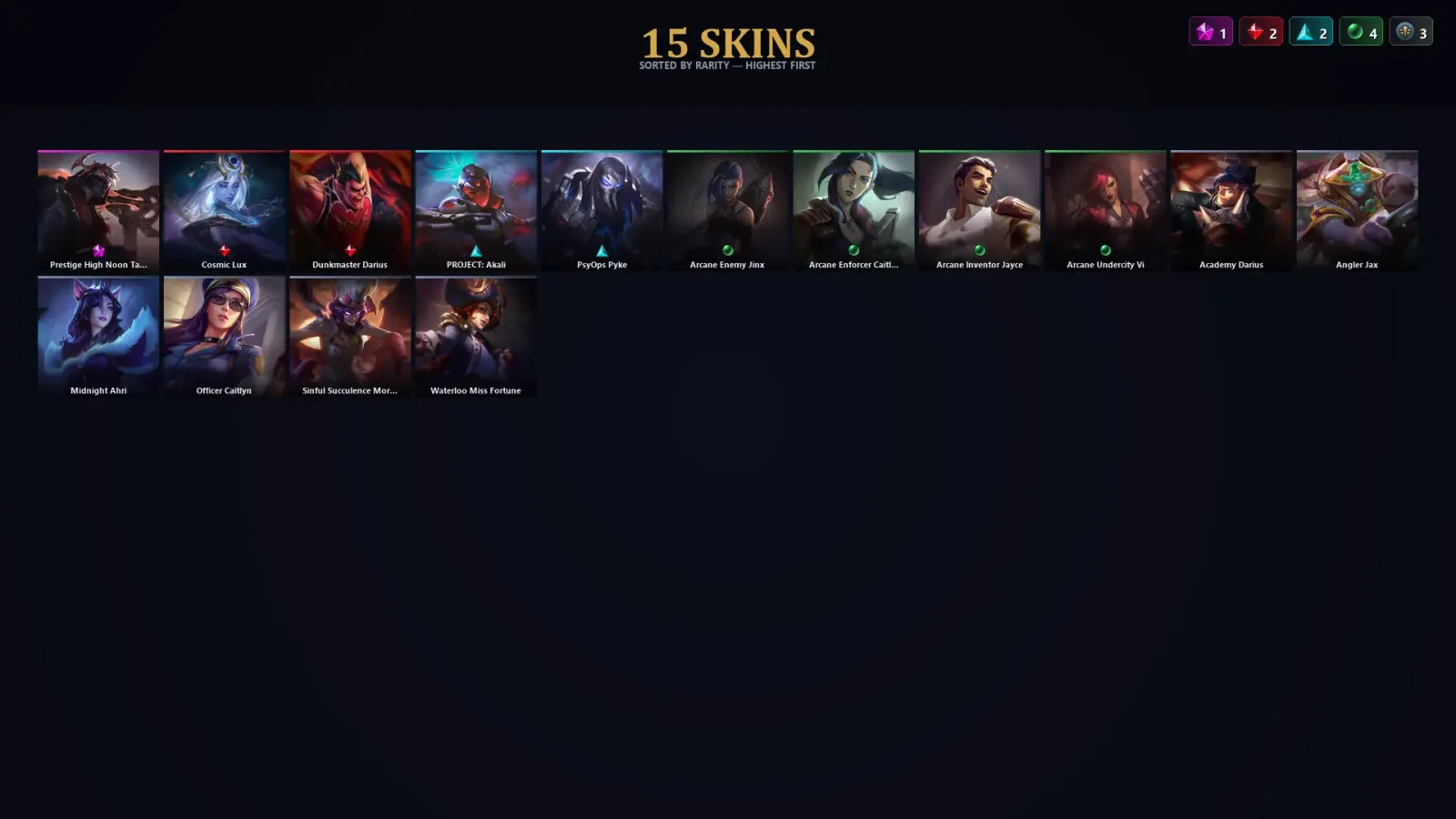 [LoL] | TR | Level 75 | 67 Champions | 15 Skins — LoL account