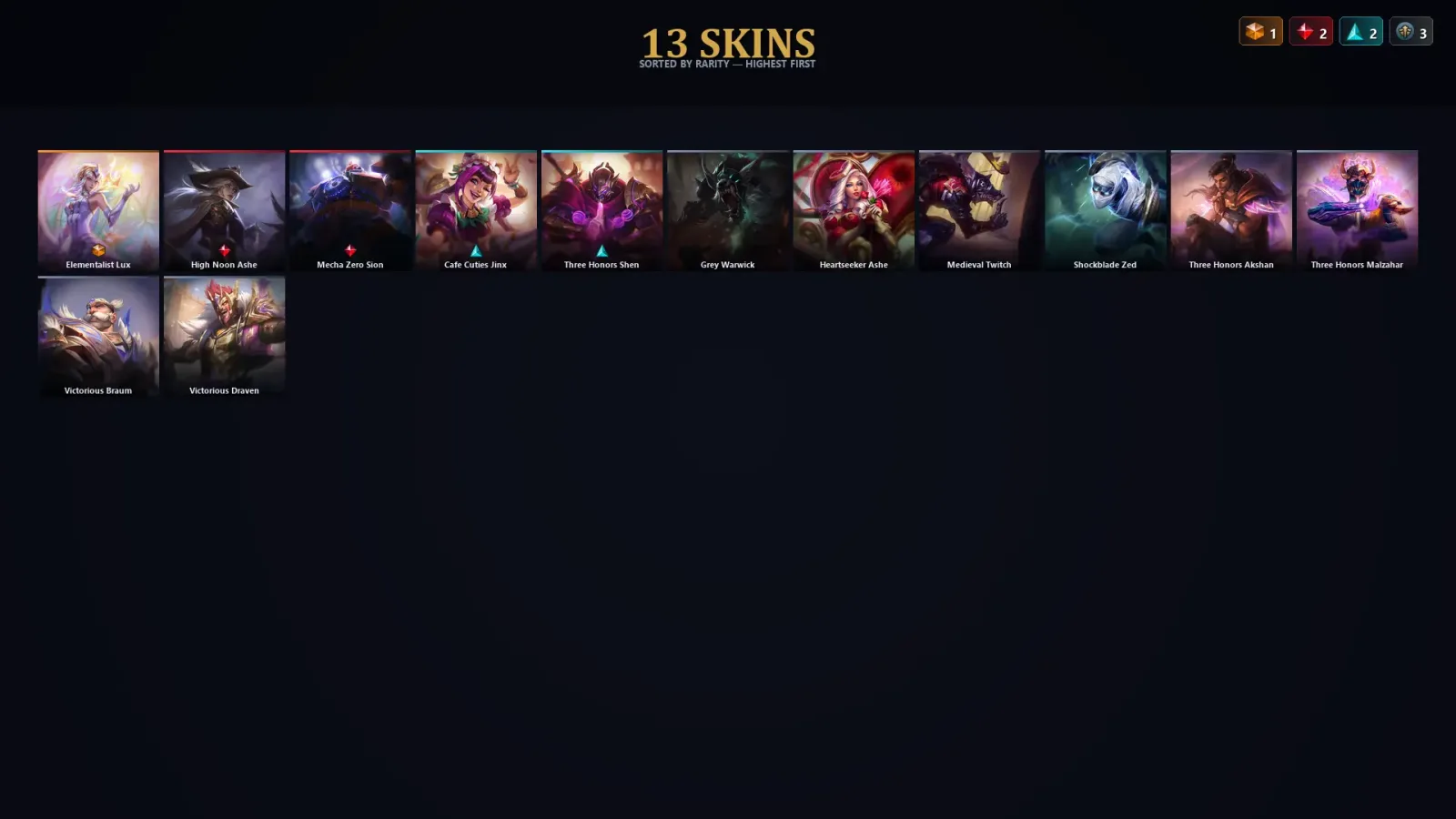 [LoL] | TR | Level 57 | Emerald I | 80 Champions | 13 Skins — LoL account