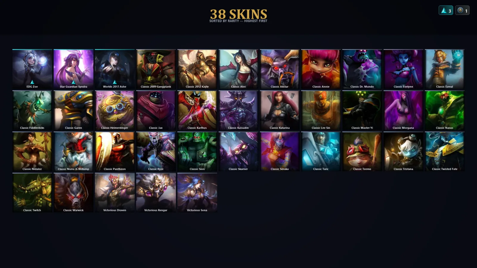 [LoL] | EUW | Level 47 | Diamond IV | 55 Champions | 6 Skins