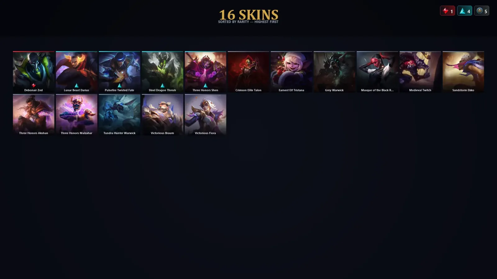 [LoL] | EUW | Level 64 | Platinum I | 51 Champions | 16 Skins | 69,887 BE