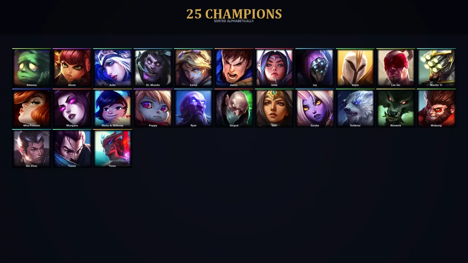 [LoL] | TR | Level 30 | 25 Champions | 17,700 BE — LoL account