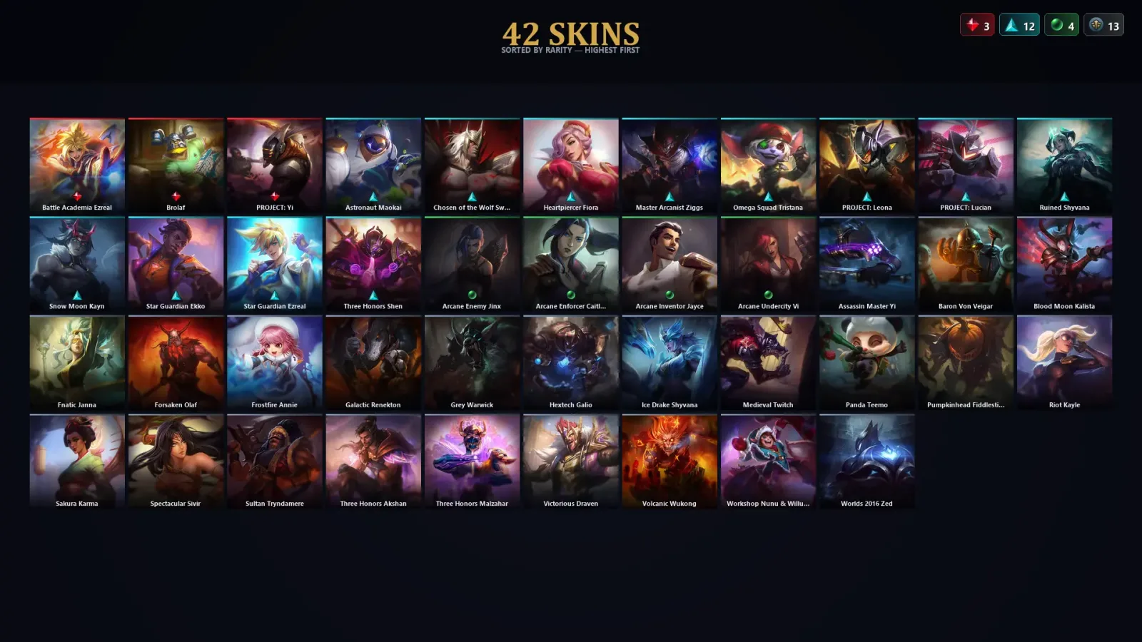 [LoL] | TR | Level 98 | Bronze II | 114 Champions | 42 Skins | 13,770 BE — LoL account