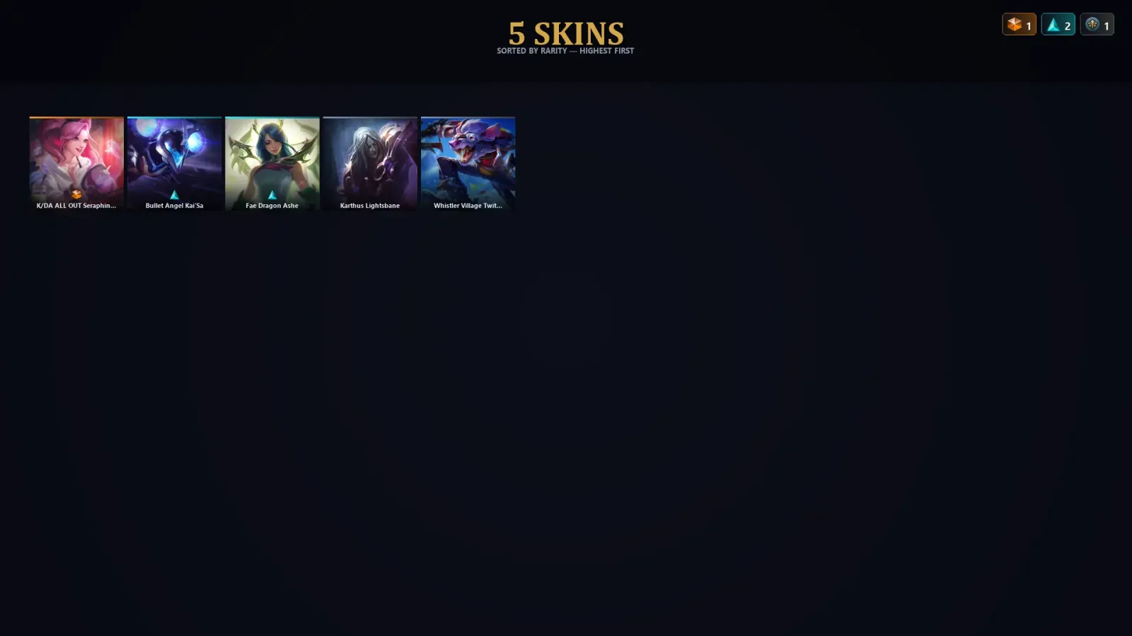 [LoL] | TR | Level 42 | Emerald II | 54 Champions | 5 Skins — LoL account