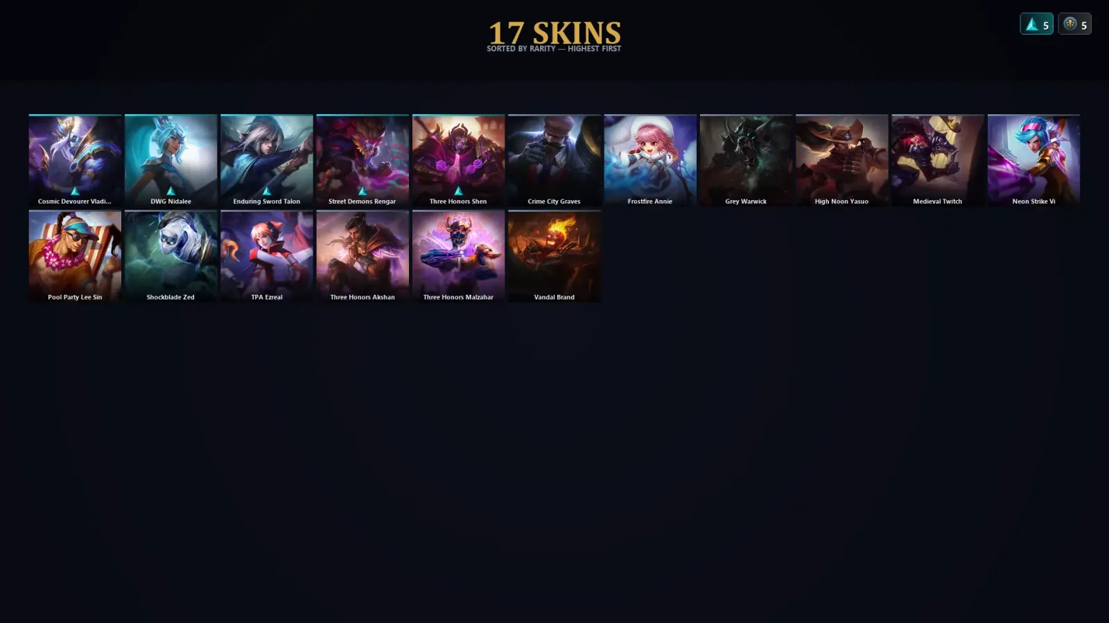 [LoL] | EUW | Level 40 | Platinum II | 49 Champions | 17 Skins — LoL account