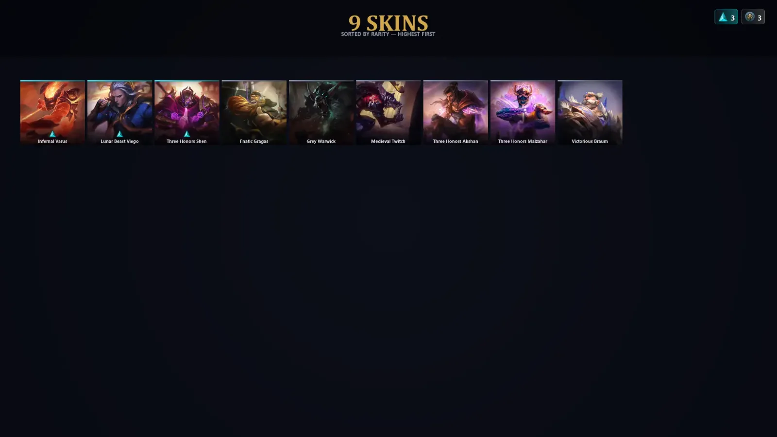 [LoL] | TR | Level 35 | Platinum I | 54 Champions | 9 Skins | 51,354 BE — LoL account