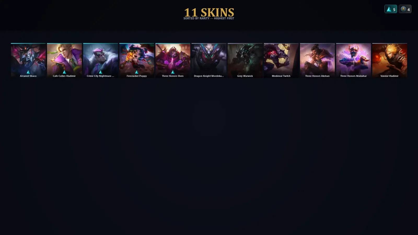 [LoL] | TR | Level 30 | 66 Champions | 11 Skins | 19,731 BE