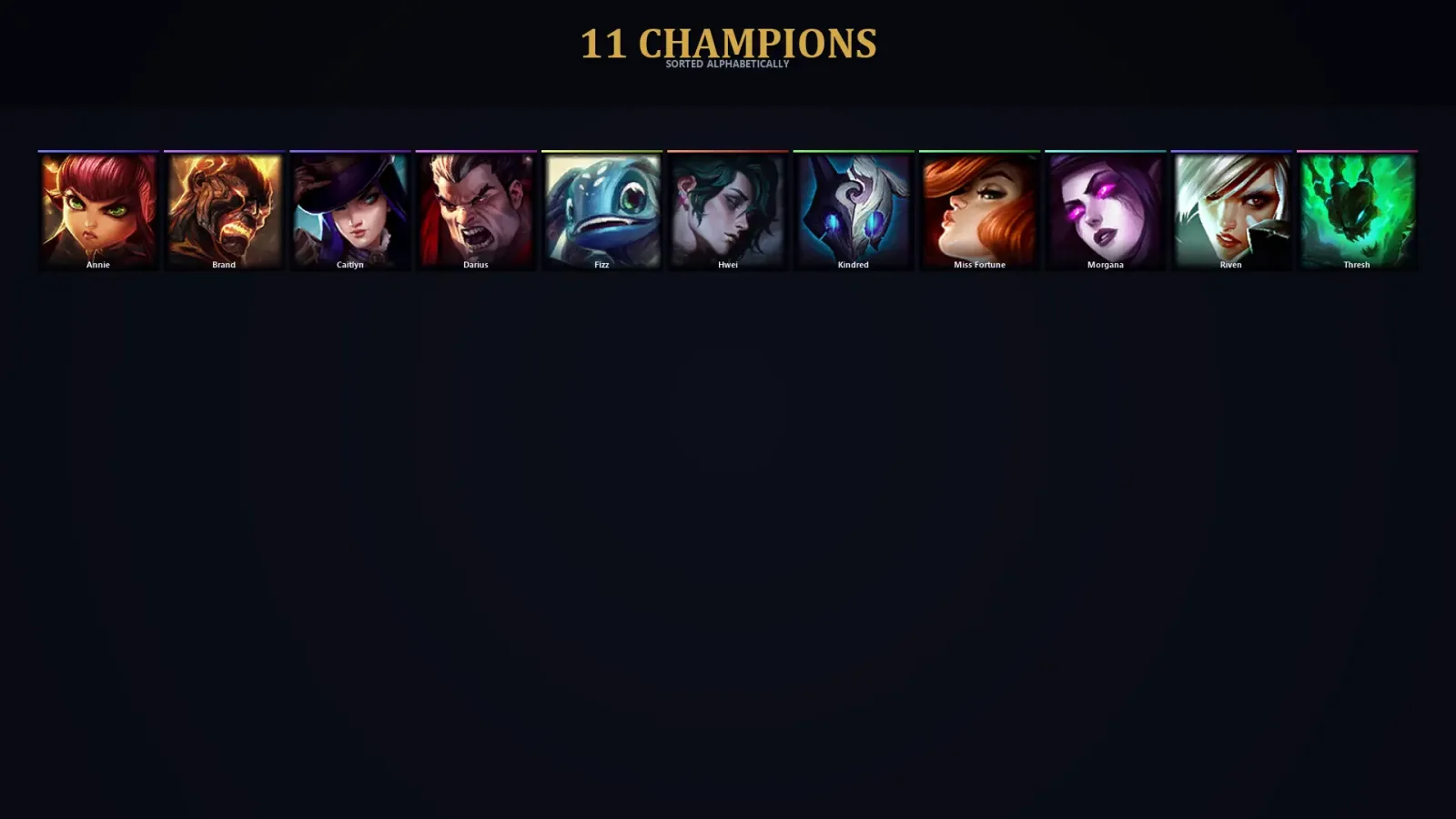 [LoL] | TR | Level 30 | 11 Champions | 56,320 BE — LoL account