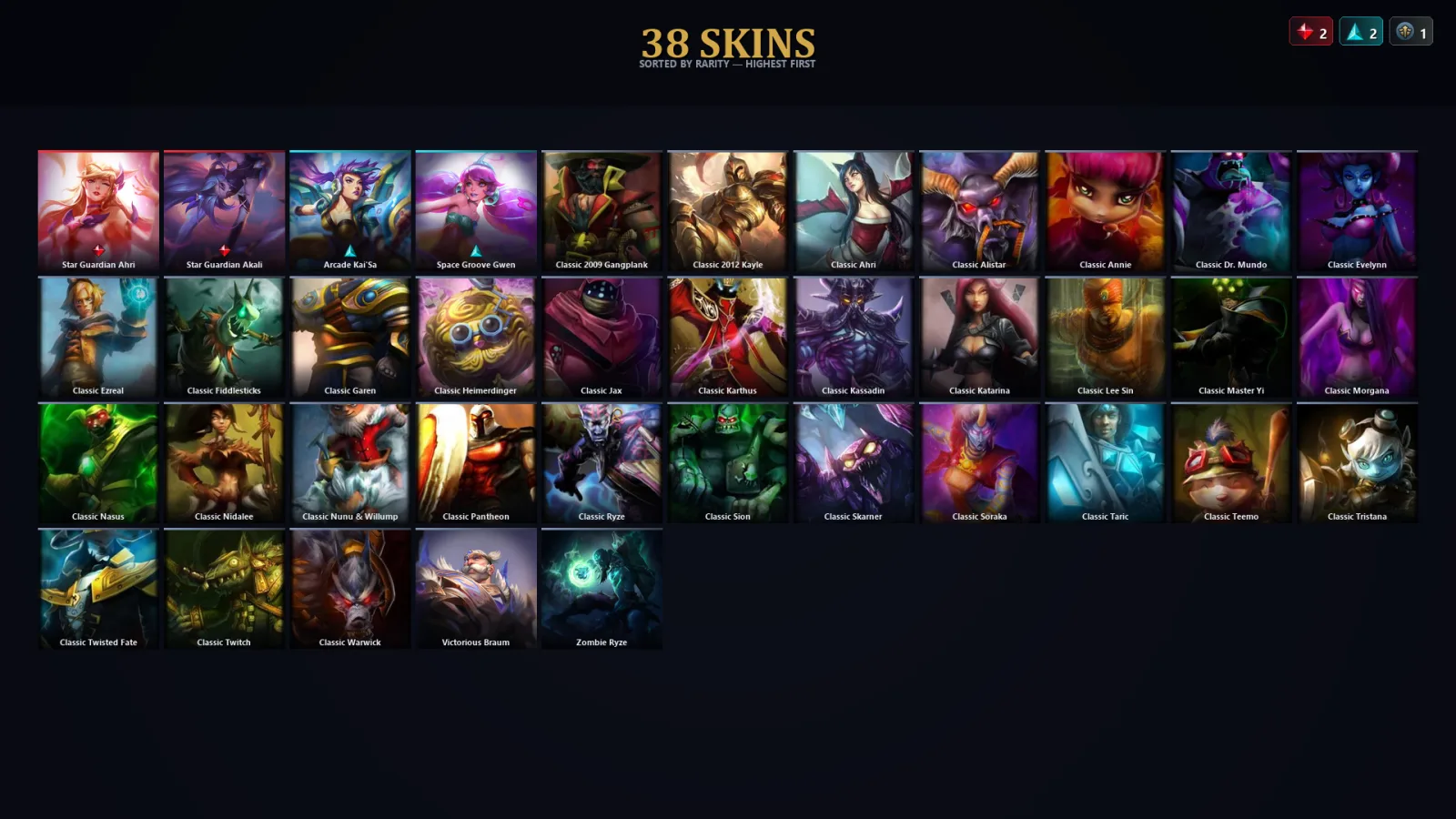 [LoL] | EUW | Level 30 | Master | 91 Champions | 6 Skins
