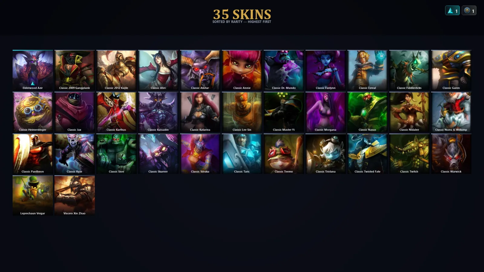 [LoL] | TR | Level 30 | Bronze IV | 72 Champions | 35 Skins | 35,690 BE