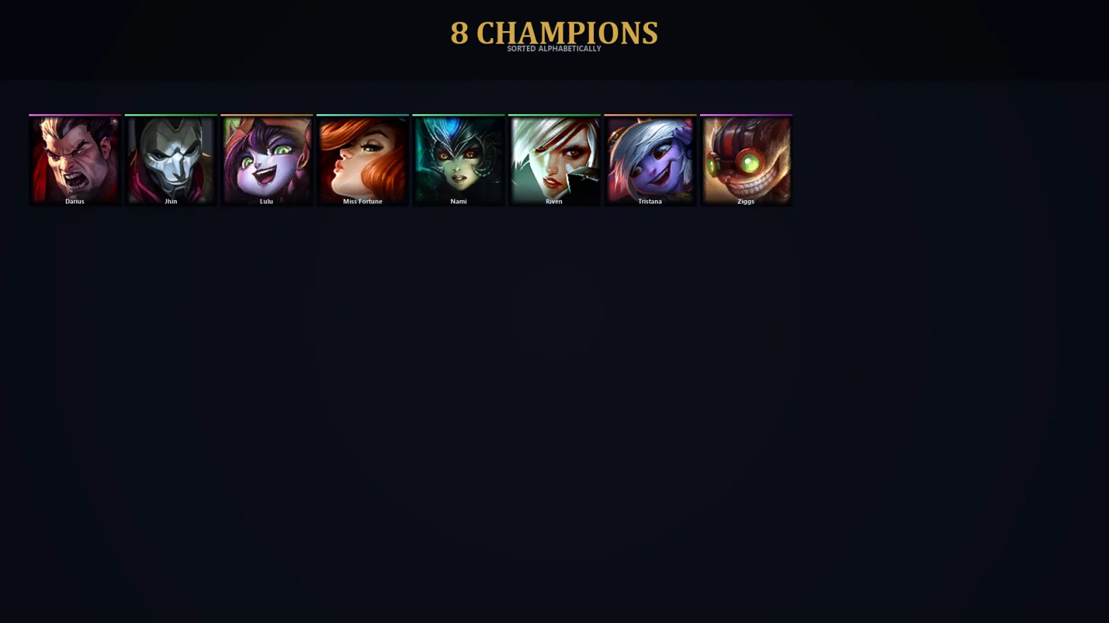 [LoL] | EUW | Level 30 | 8 Champions | 38,600 BE