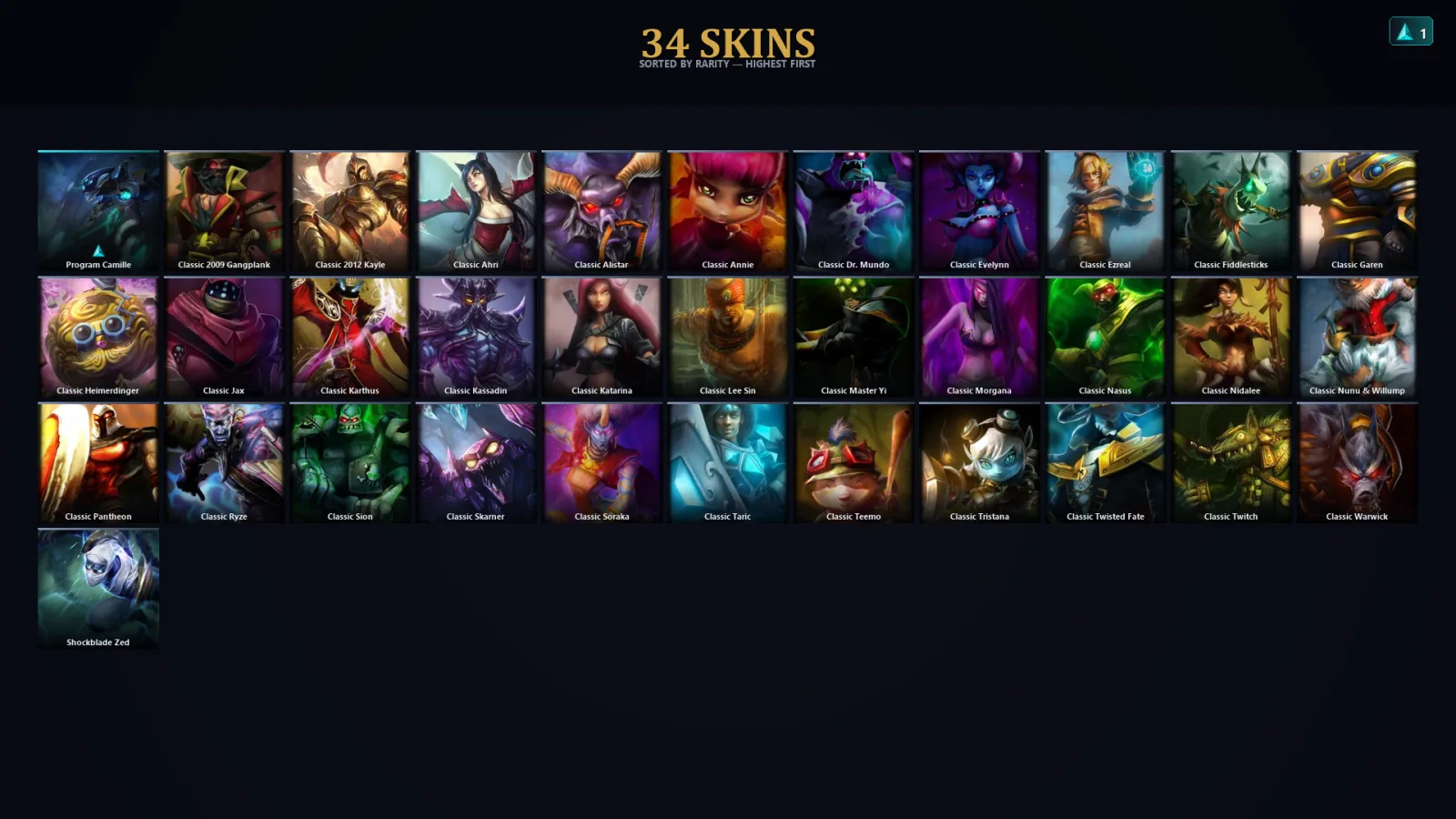 [LoL] | TR | Level 36 | Platinum I | 54 Champions | 2 Skins | 15,515 BE