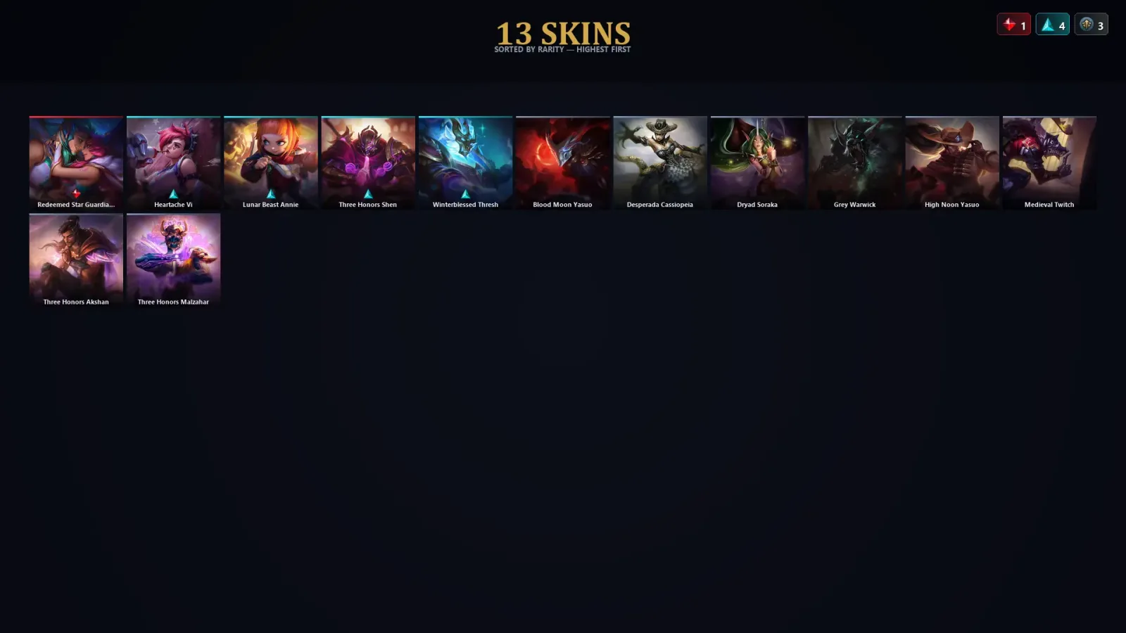 [LoL] | EUW | Level 36 | Gold II | 49 Champions | 13 Skins | 14,050 BE — LoL account