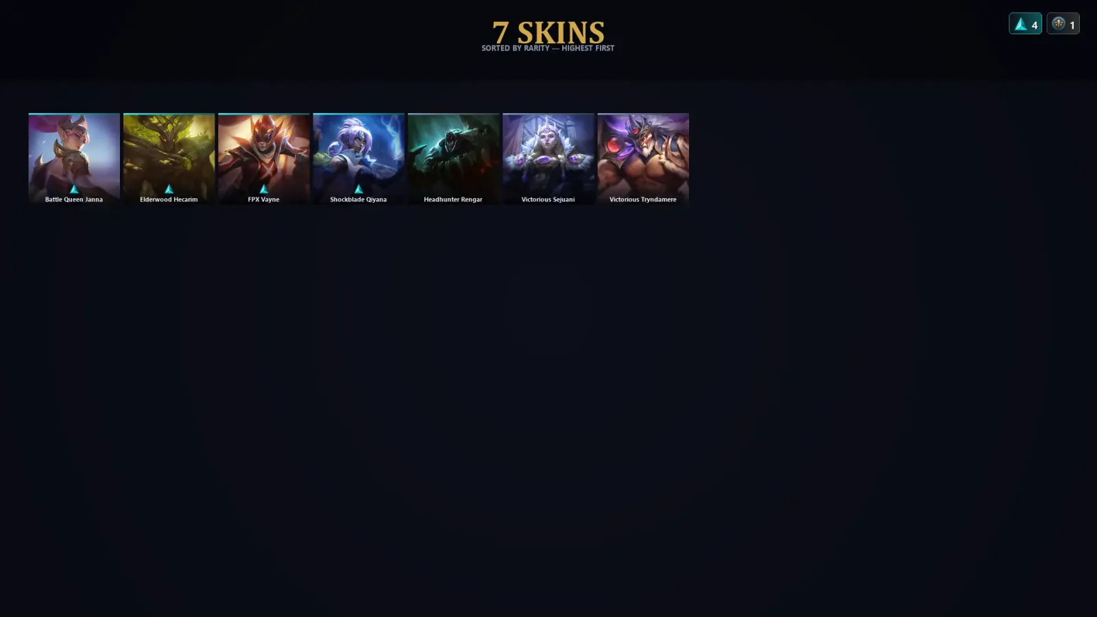 [LoL] | TR | Level 40 | Platinum III | 50 Champions | 7 Skins — LoL account
