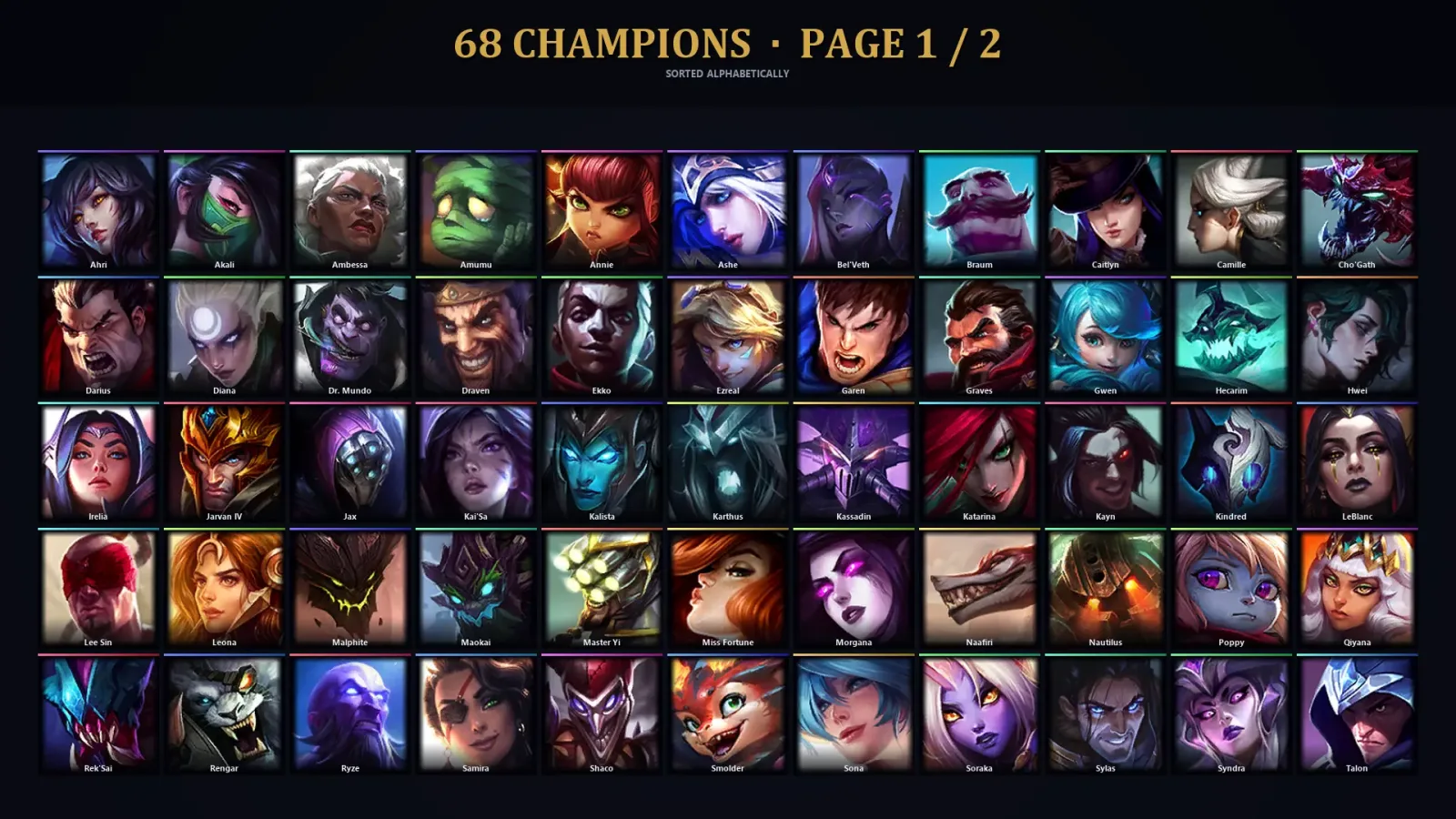 [LoL] | EUW | Level 30 | Master | 68 Champions | 24 Skins — LoL account