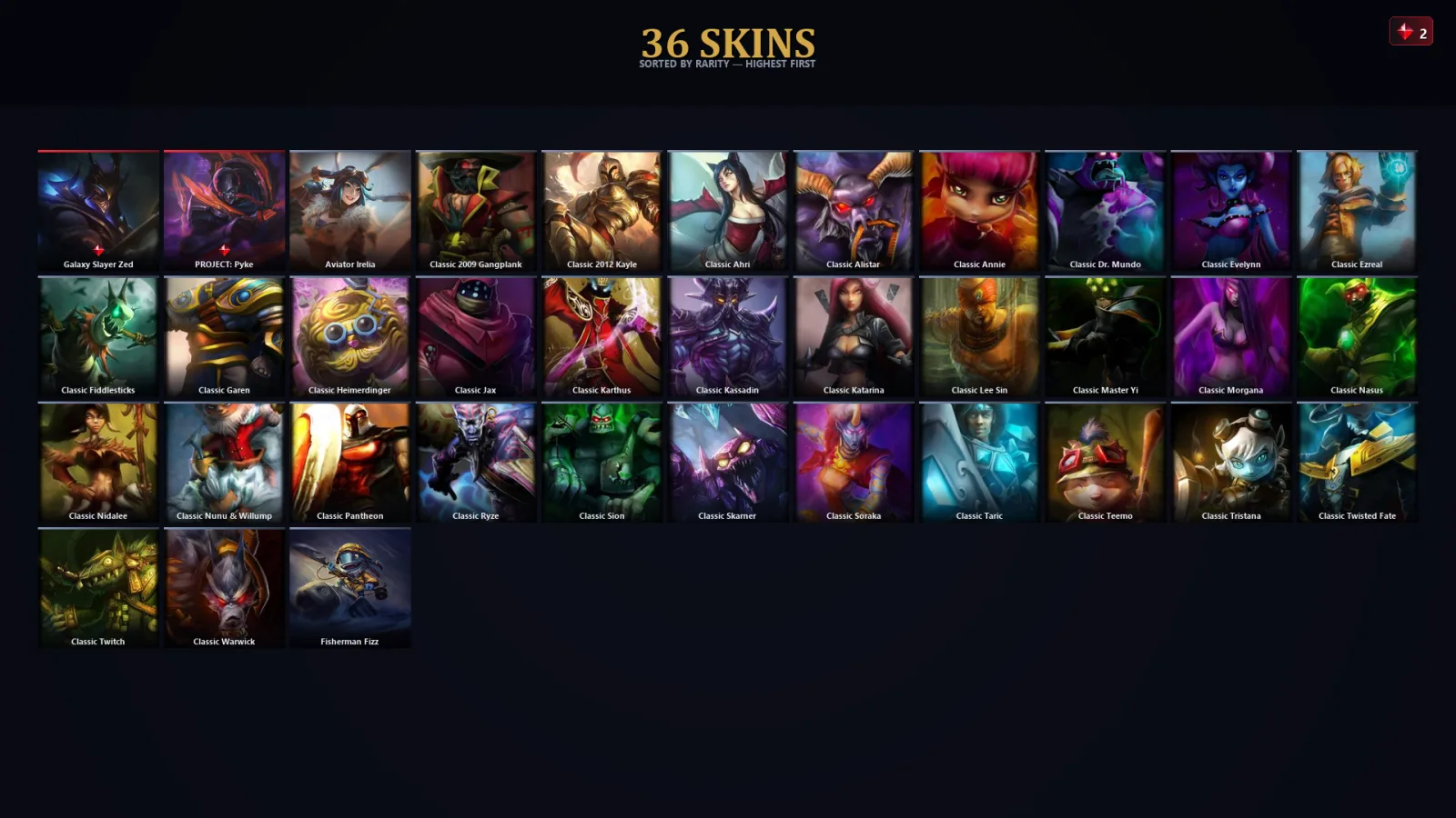 [LoL] | TR | Level 37 | Silver III | 41 Champions | 36 Skins