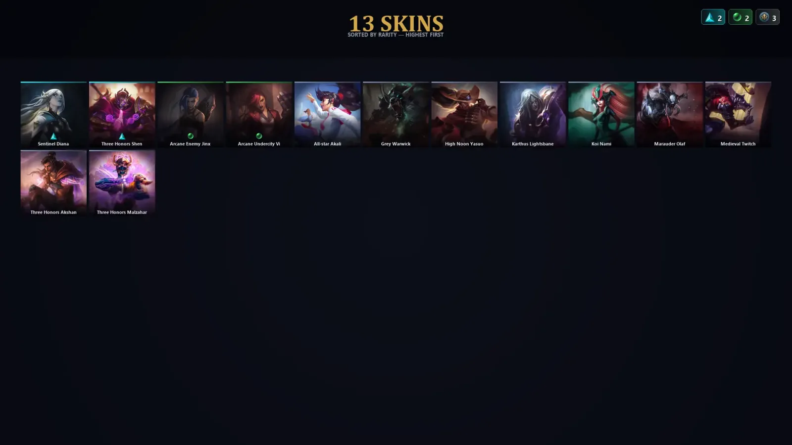 [LoL] | EUW | Level 37 | Emerald IV | 54 Champions | 13 Skins