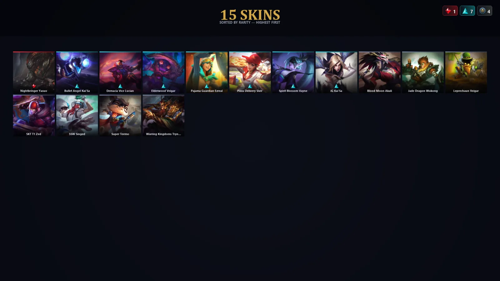 [LoL] | TR | Level 150 | Gold IV | 74 Champions | 15 Skins | 14,671 BE — Gold League of Legends