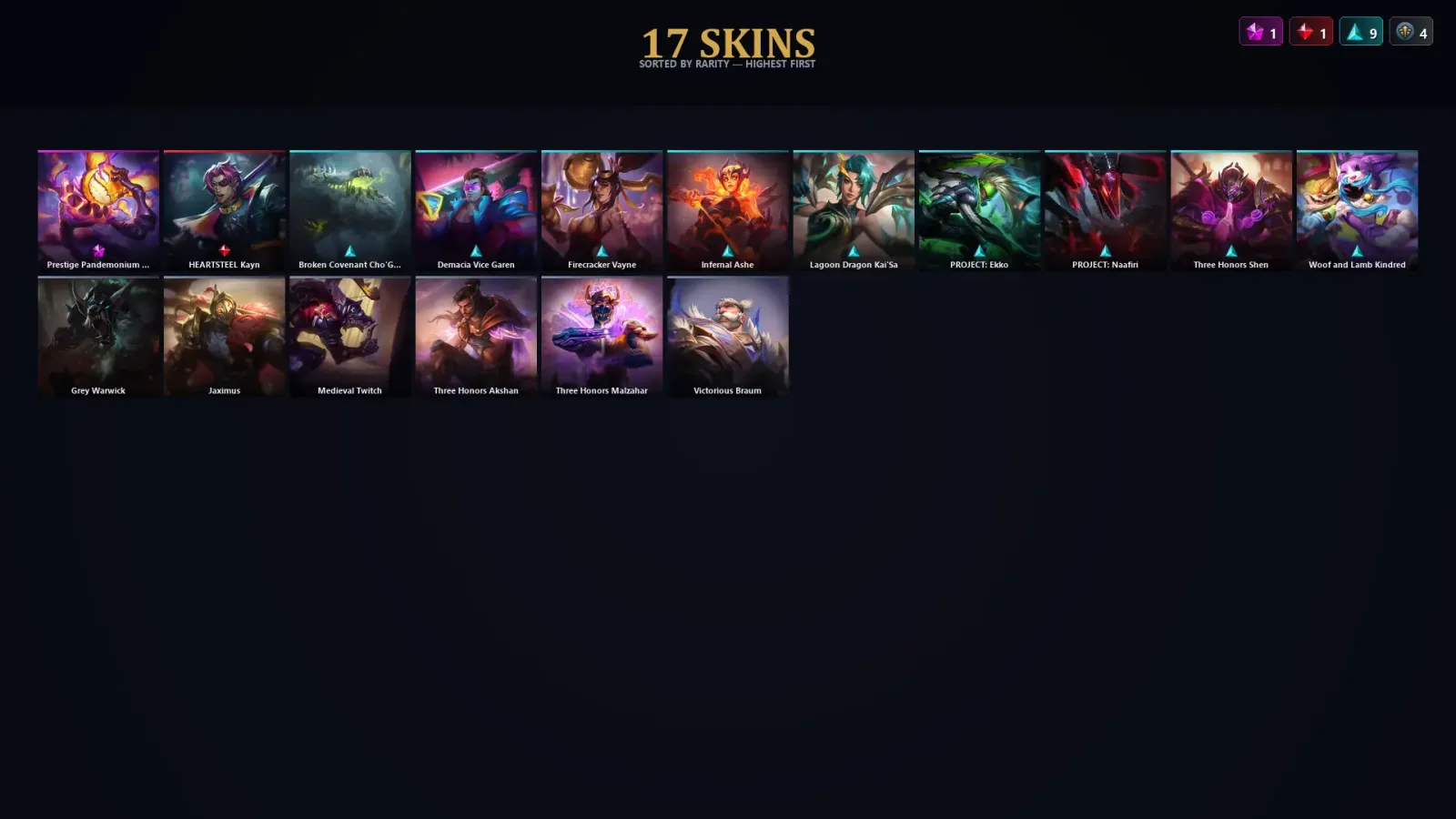 [LoL] | EUW | Level 66 | Diamond IV | 105 Champions | 17 Skins | 12,252 BE — LoL account