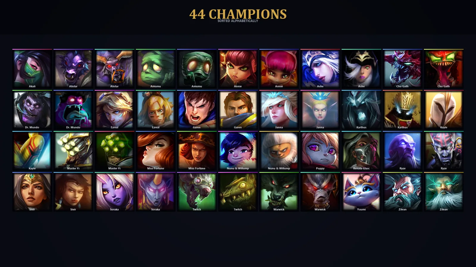 [LoL] | EUW | Level 32 | Iron IV | 24 Champions