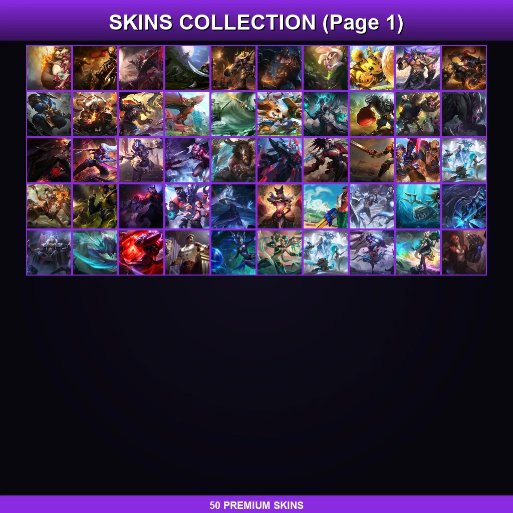 BR | Lv117 | Unranked | 50 Skin | 83 Champ