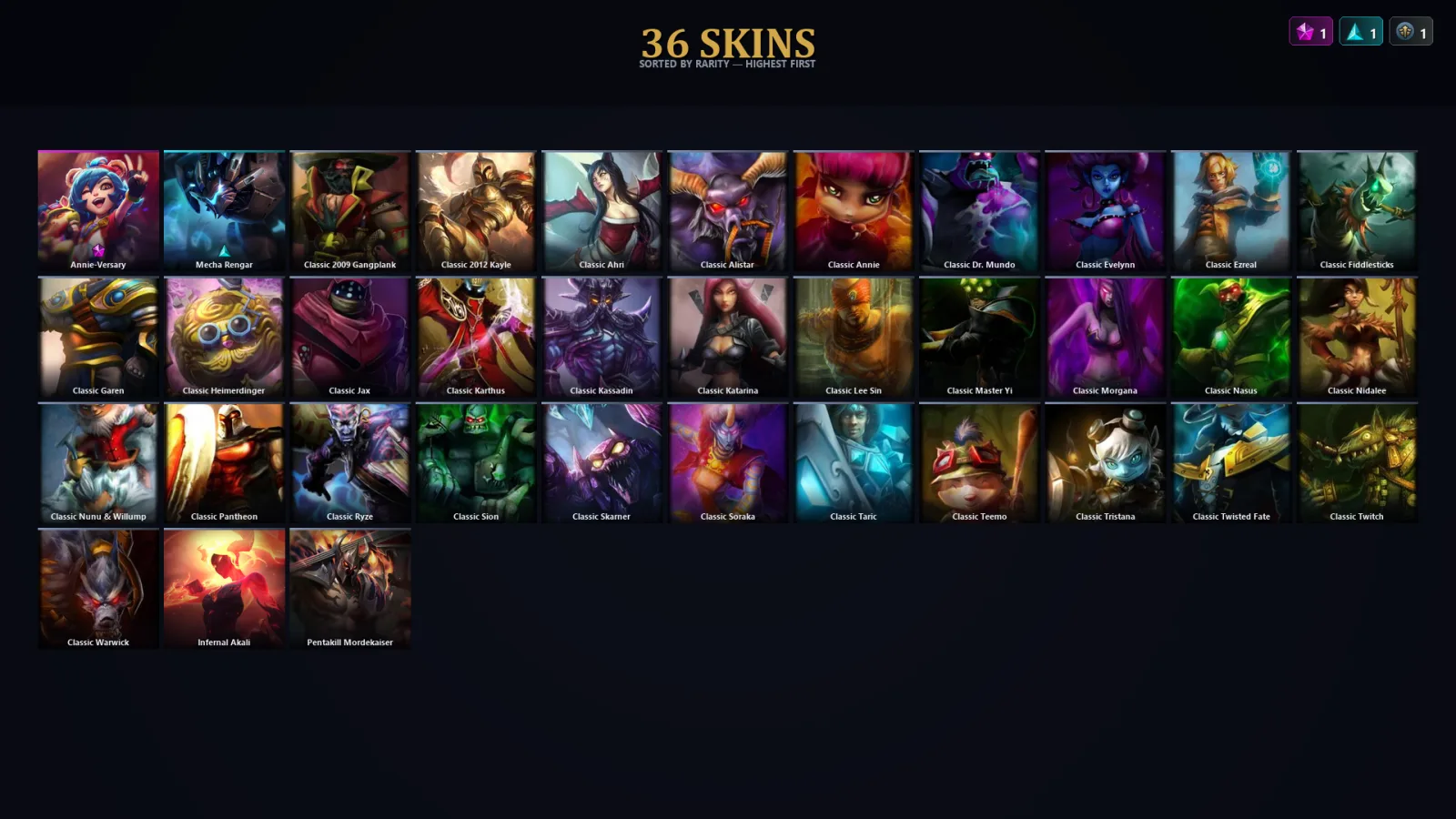 [LoL] | EUW | Level 46 | 38 Champions | 4 Skins