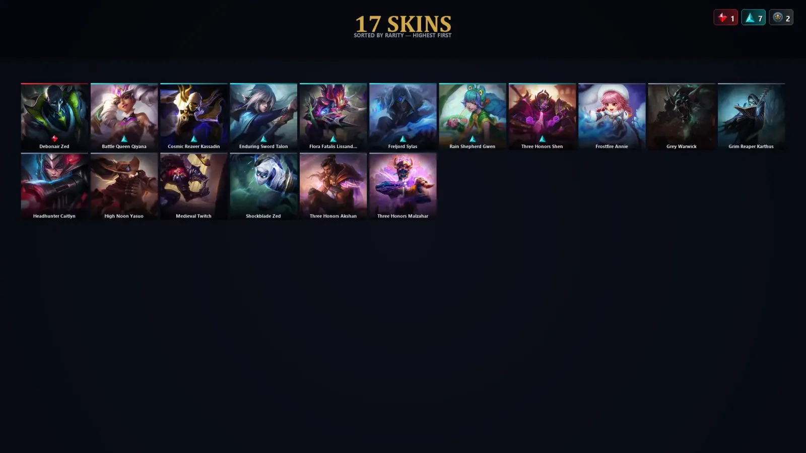 [LoL] | TR | Level 30 | Grandmaster | 55 Champions | 17 Skins