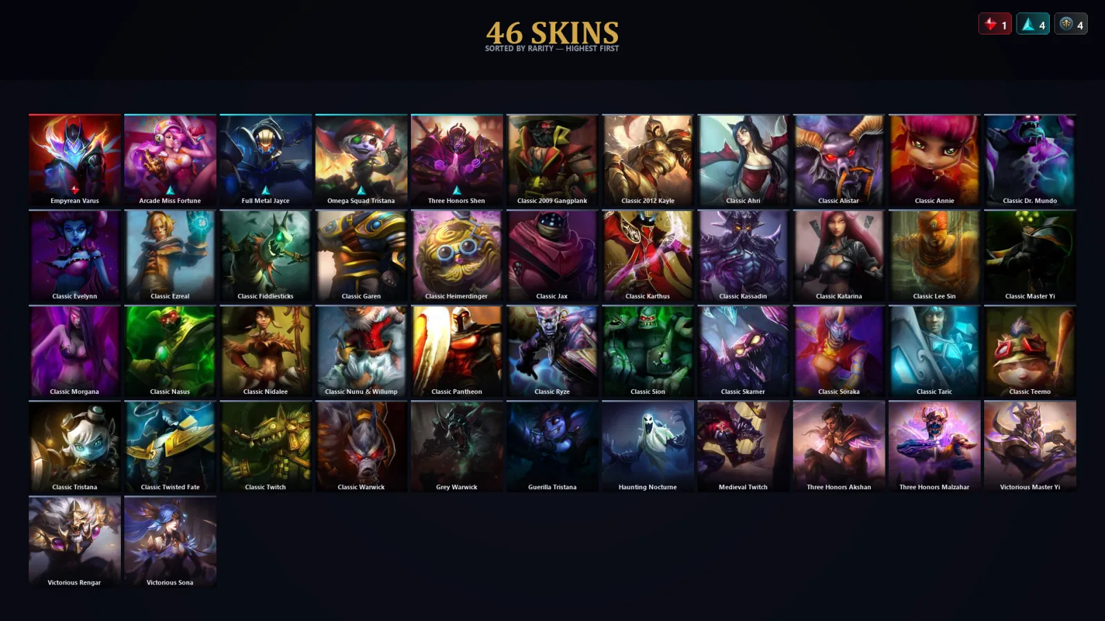 [LoL] | EUW | Level 51 | Diamond IV | 36 Champions | 14 Skins | 41,422 BE