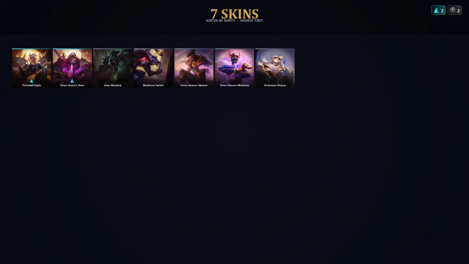 [LoL] | EUW | Level 41 | Emerald IV | 60 Champions | 7 Skins
