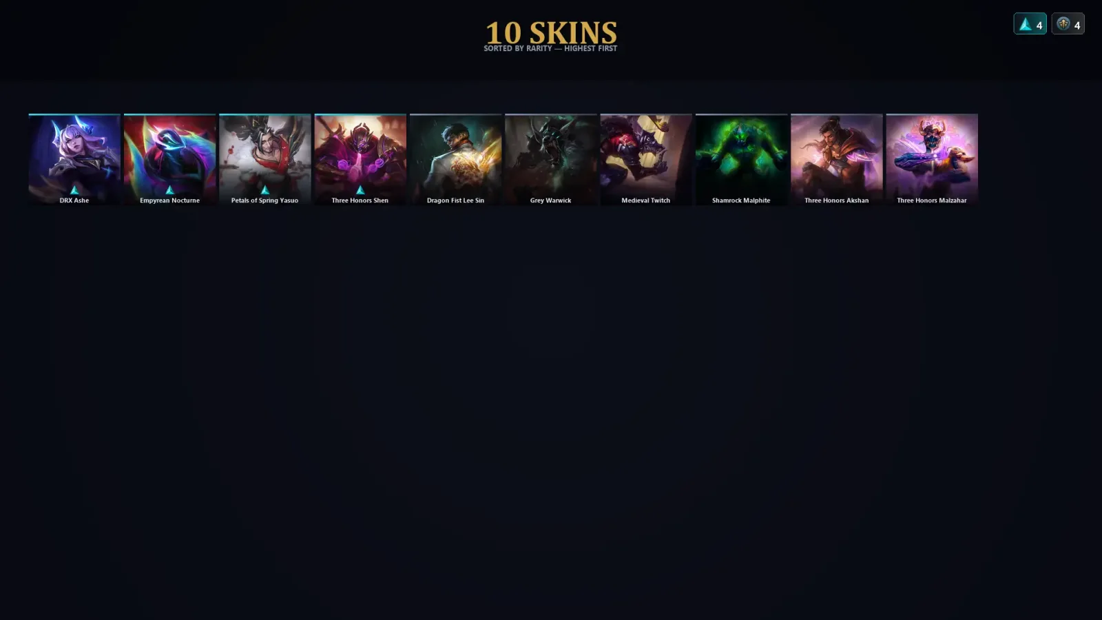 [LoL] | EUW | Level 43 | Platinum II | 57 Champions | 10 Skins