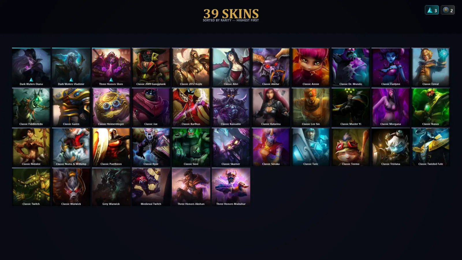 [LoL] | EUW | Level 30 | Master | 36 Champions | 39 Skins | 19,965 BE
