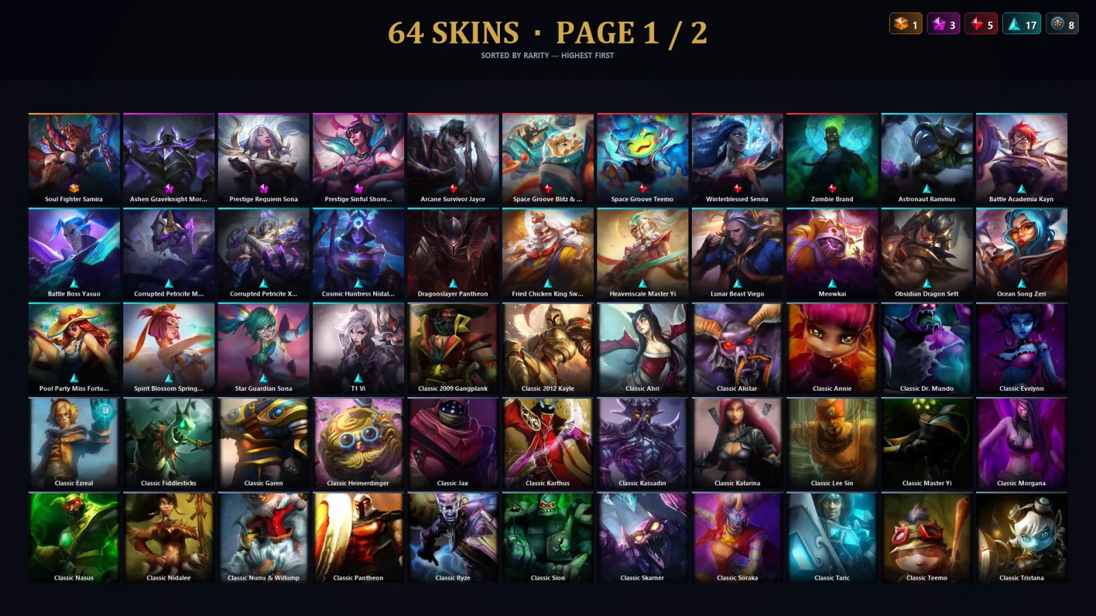[LoL] | TR | Level 42 | Silver I | 84 Champions | 32 Skins