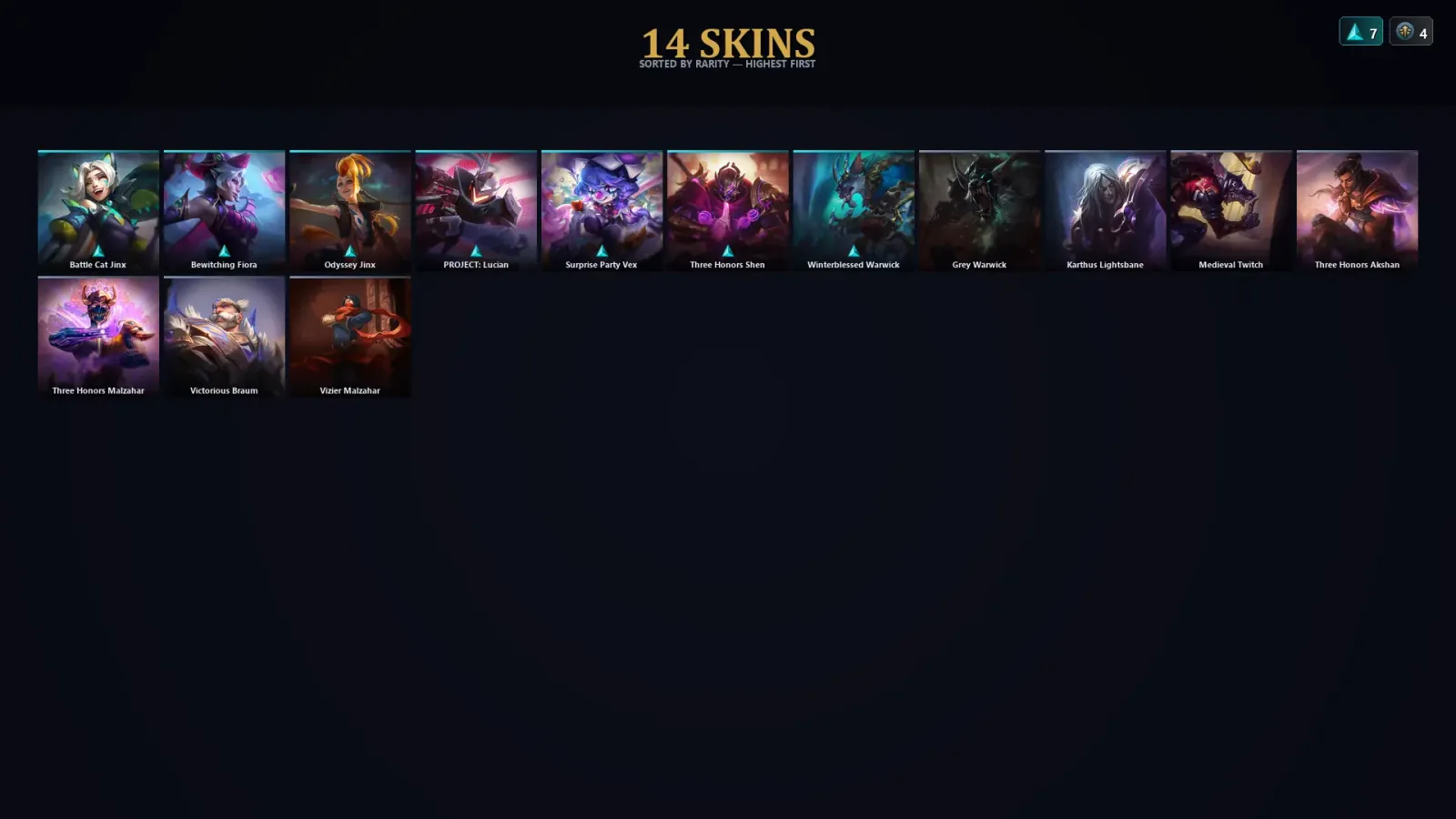 [LoL] | TR | Level 60 | Diamond IV | 98 Champions | 14 Skins