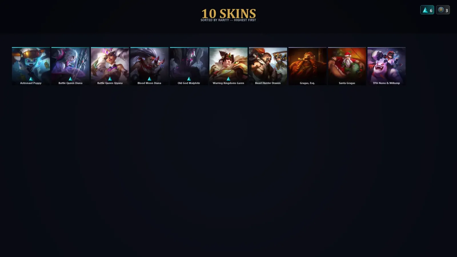 [LoL] | TR | Level 86 | Emerald III | 47 Champions | 10 Skins | 15,550 BE — LoL account