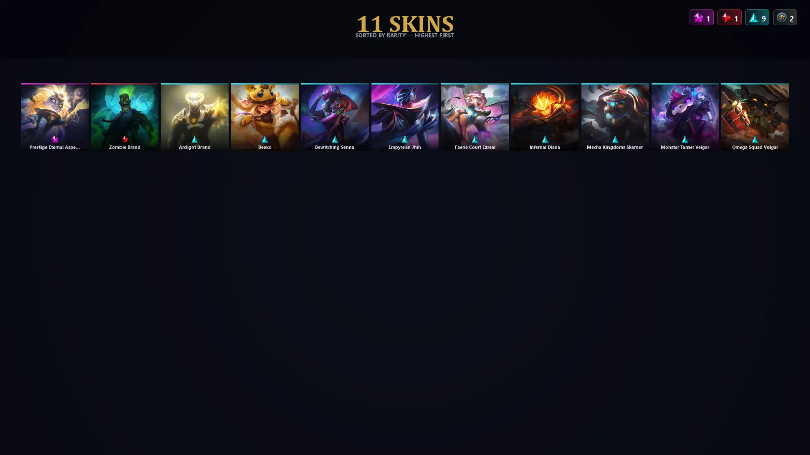[LoL] | TR | Level 30 | 29 Champions | 11 Skins | 65,085 BE — LoL account