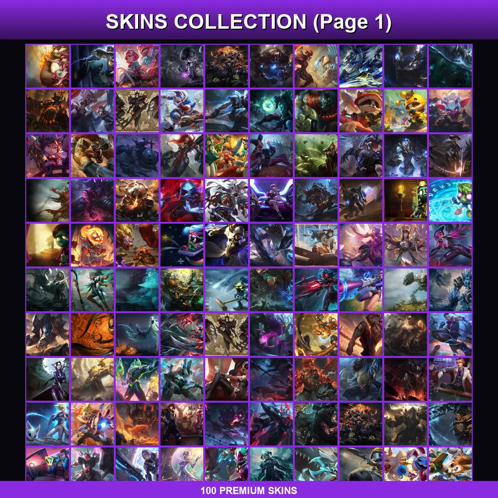 EUW | Lv205 | Unranked | 151 Skin | 128 Champ