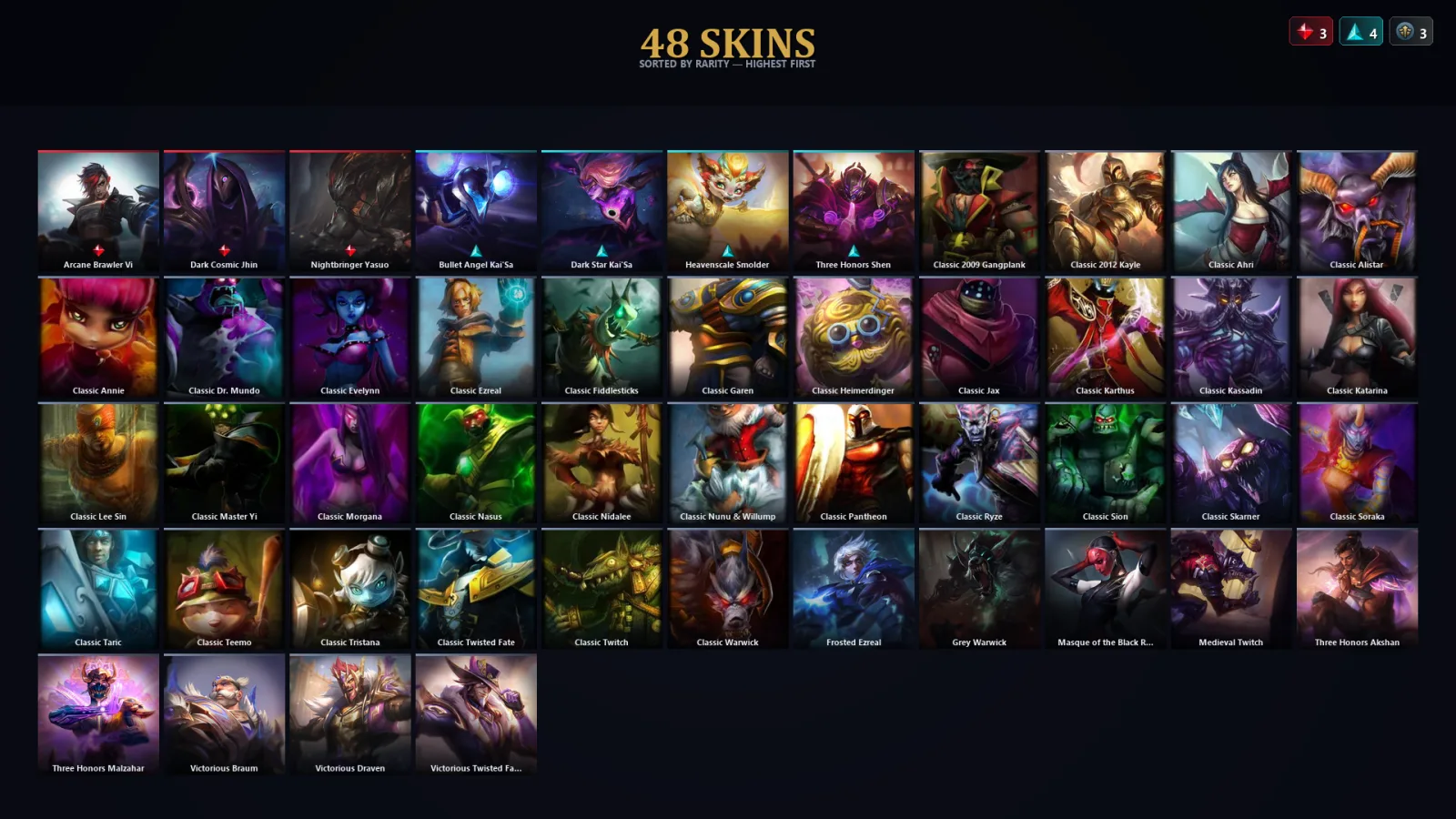 [LoL] | EUW | Level 59 | Emerald I | 63 Champions | 16 Skins | 26,076 BE