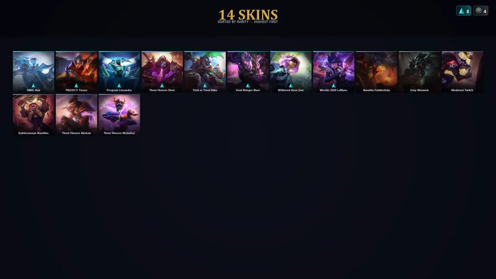 [LoL] | TR | Level 44 | 41 Champions | 14 Skins | 33,710 BE — LoL account