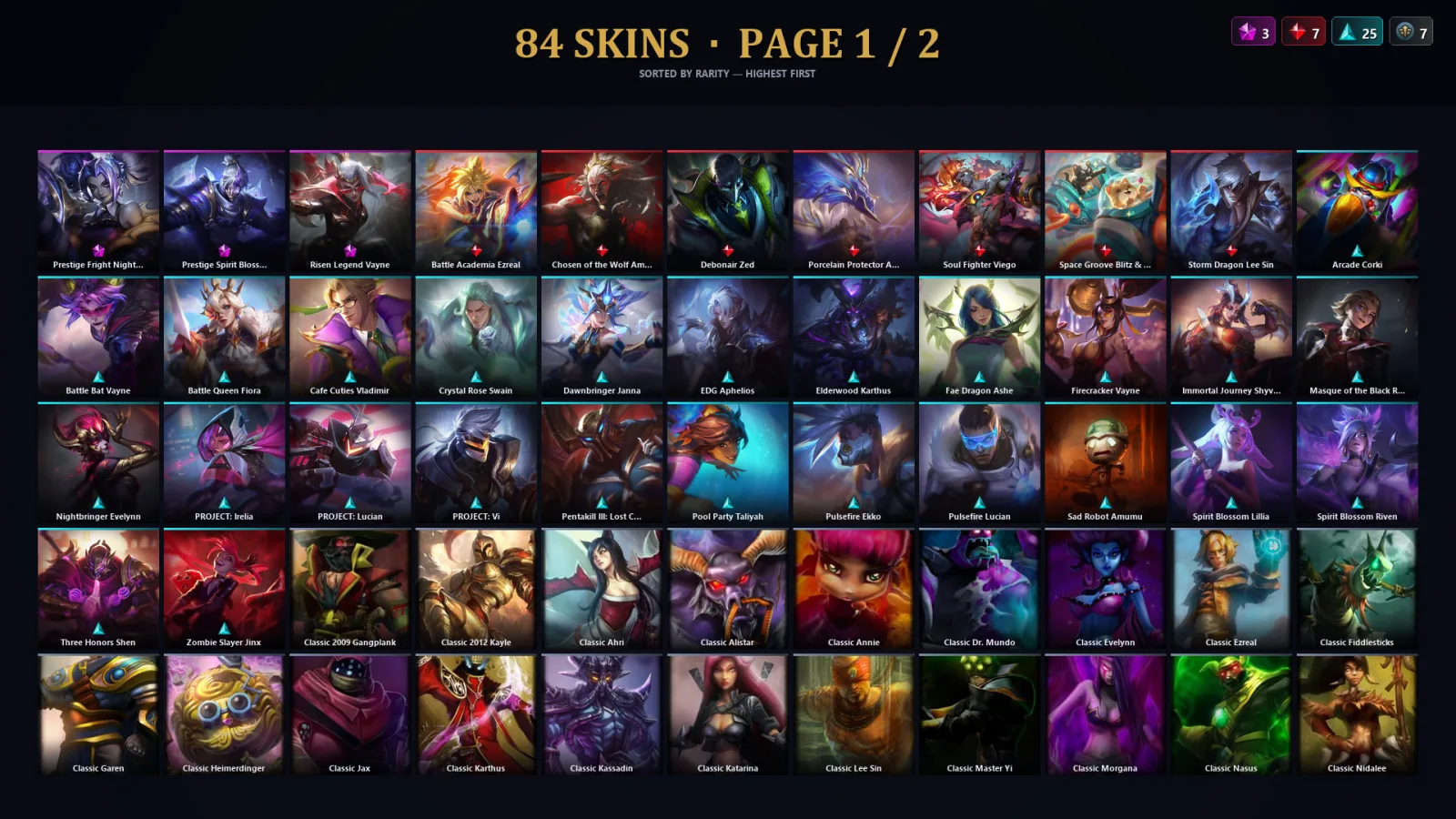 [LoL] | TR | Level 91 | Emerald I | 116 Champions | 84 Skins | 21,803 BE