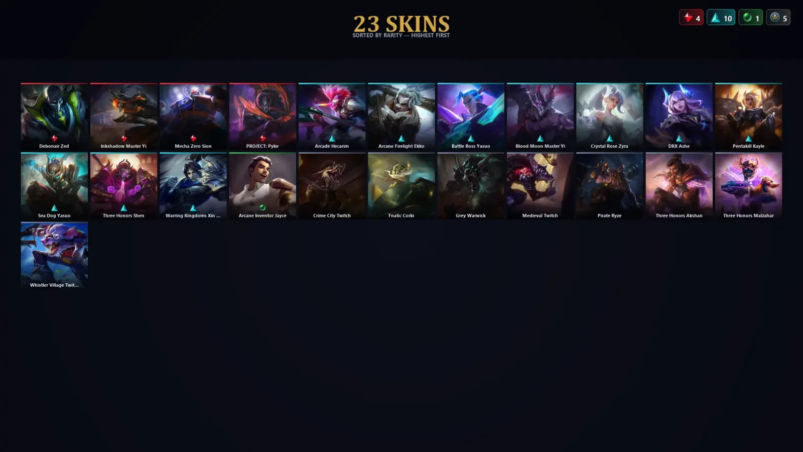 [LoL] | EUW | Level 30 | Master | 76 Champions | 23 Skins