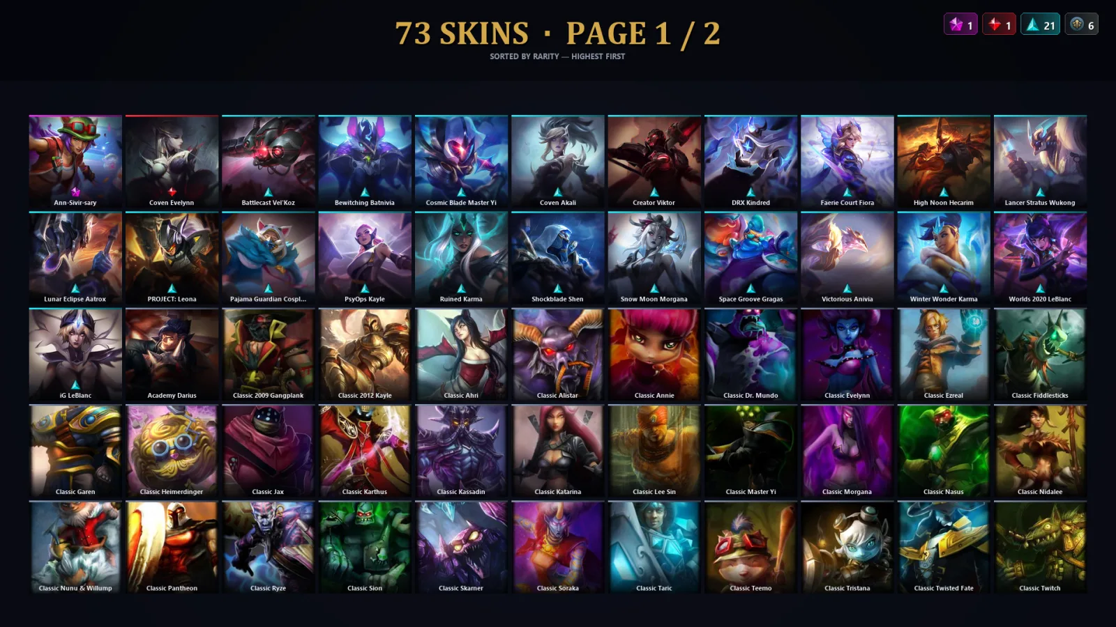 [LoL] | TR | Level 93 | Silver I | 156 Champions | 41 Skins