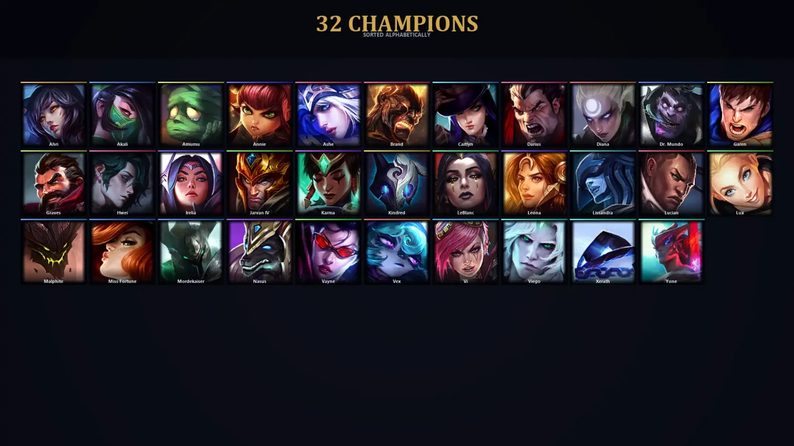 [LoL] | EUW | Level 37 | Platinum II | 32 Champions | 33,070 BE — LoL account