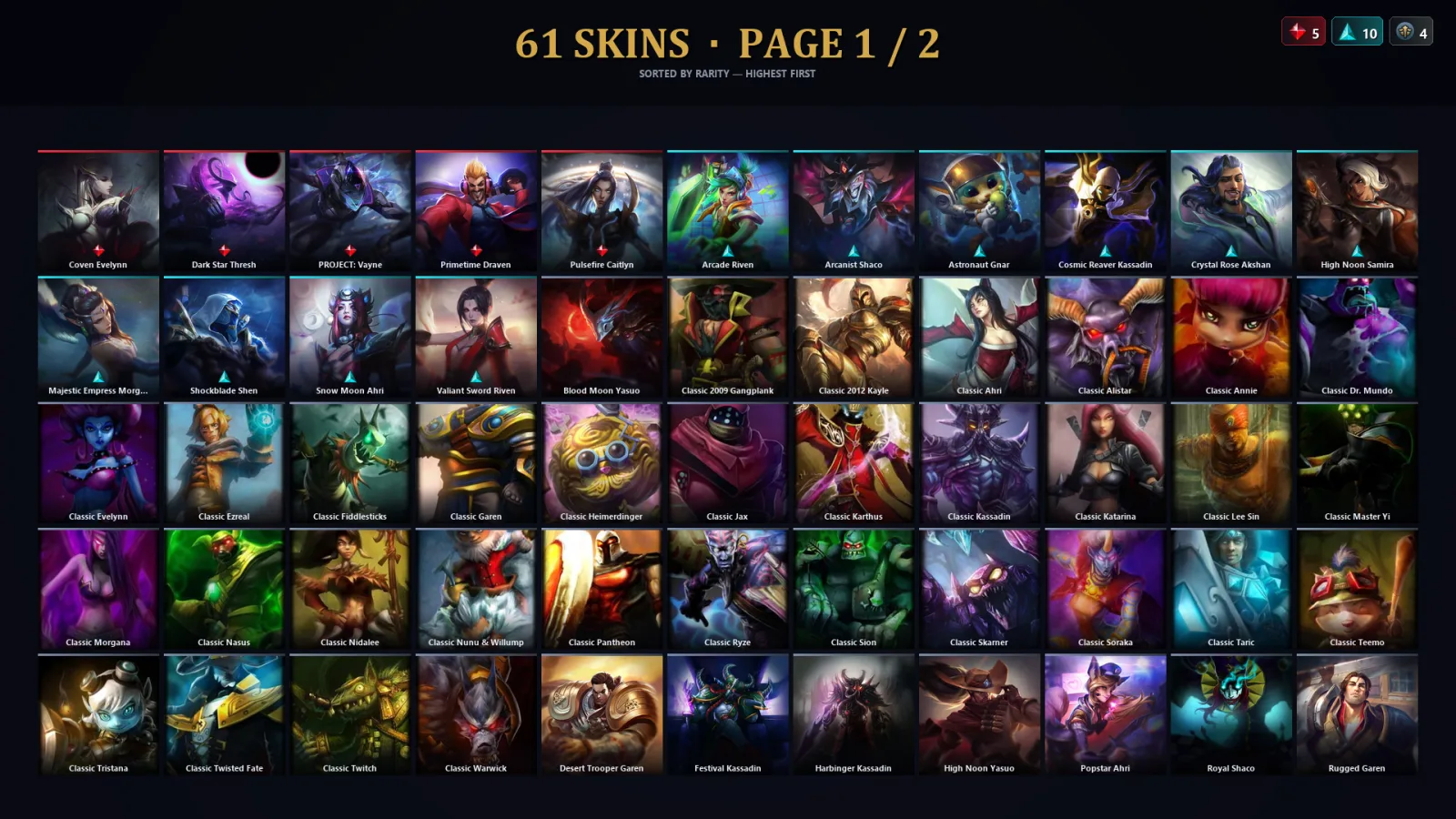 [LoL] | TR | Level 130 | Emerald IV | 105 Champions | 29 Skins | 66,112 BE