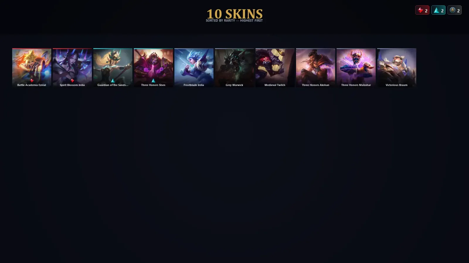 [LoL] | EUW | Level 30 | Master | 75 Champions | 10 Skins | 16,876 BE