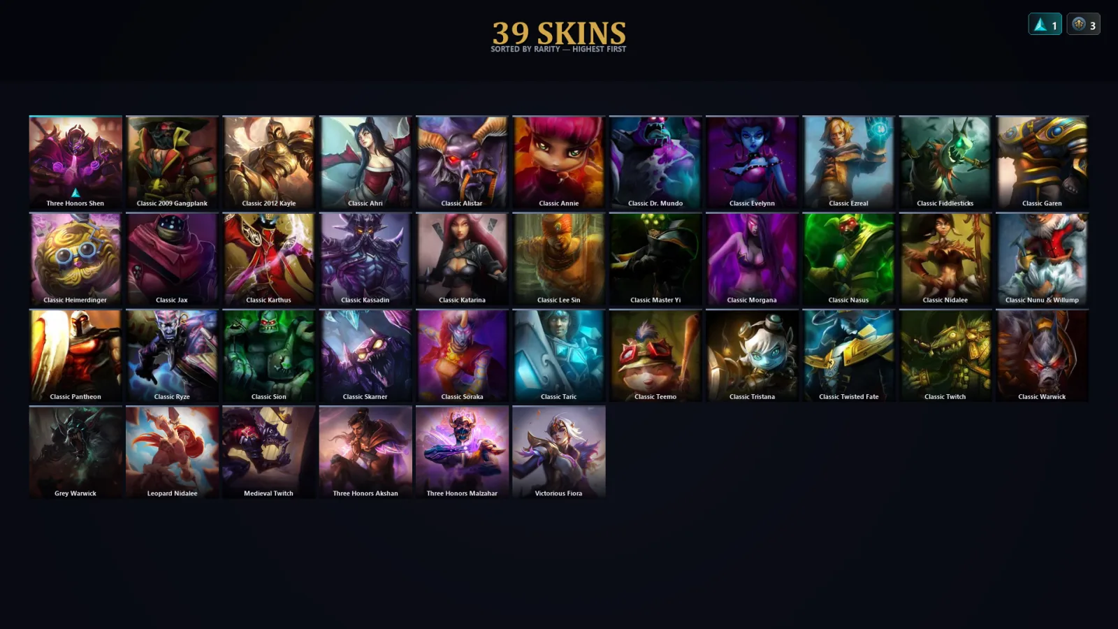 [LoL] | TR | Level 44 | Emerald II | 37 Champions | 39 Skins | 33,255 BE